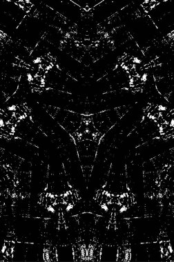 Geometrik elementlerle siyah ve beyaz dijital desen. Basit tasarımı olan tek renkli duvar kağıdı.