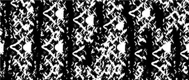 Grunge üst üste biniyor. Soyut siyah-beyaz vektör arkaplanı. Çatlak, leke ve noktalarda kirli desenli tek renkli klasik yüzey. Karanlık korku tarzında eski bir duvar.