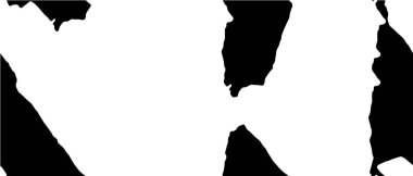 Grunge üst üste biniyor. Soyut siyah-beyaz vektör arkaplanı. Çatlak, leke ve noktalarda kirli desenli tek renkli klasik yüzey. Karanlık korku tarzında eski bir duvar.