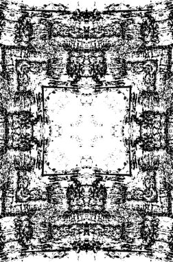 siyah ve beyaz soyut doku vektör çizimi   