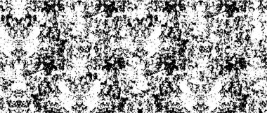 Grunge arkaplan vektörü modern tasarım. Noktaların, tozun, çizgilerin soyut gerçeküstü deseni. Baskı ve tasarım kartvizitleriyle, etiketleriyle, posterleriyle kaotik monokrom dokusu