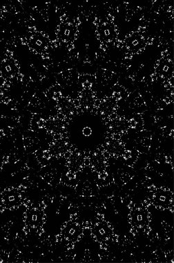 Geometrik elementlerle basit siyah beyaz desen. Basit tasarımı olan tek renkli duvar kağıdı.