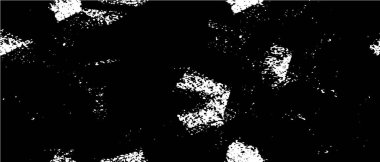 Sert, çizik, sıçramış grunge desenli fırça darbeleri. Dokuları üst üste koy. Siyah-beyaz boyanmış kağıt dokusu. Skeç grunge tasarımı. Poster, kapak, afiş, taklit, çıkartma düzeni için kullan.