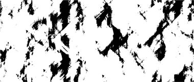 Sert, çizik, sıçramış grunge desenli fırça darbeleri. Dokuları üst üste koy. Siyah-beyaz boyanmış kağıt dokusu. Skeç grunge tasarımı. Poster, kapak, afiş, taklit, çıkartma düzeni için kullan.