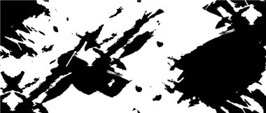 Grunge arkaplan vektörü modern tasarım. Noktaların, tozun, çizgilerin soyut gerçeküstü deseni. Baskı ve tasarım kartvizitleriyle, etiketleriyle, posterleriyle kaotik monokrom dokusu