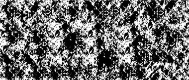 Grunge arkaplan vektörü modern tasarım. Noktaların, tozun, çizgilerin soyut gerçeküstü deseni. Baskı ve tasarım kartvizitleriyle, etiketleriyle, posterleriyle kaotik monokrom dokusu