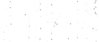 Grunge üst üste biniyor. Soyut siyah-beyaz vektör arkaplanı. Çatlak, leke ve noktalarda kirli desenli tek renkli klasik yüzey. Karanlık korku tarzında eski bir duvar.