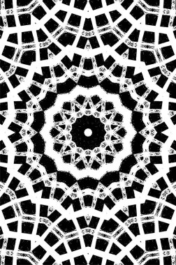 Grunge üst üste biniyor. Soyut siyah-beyaz vektör arkaplanı. Çatlak, leke ve noktalarda kirli desenli tek renkli klasik yüzey. Karanlık korku tarzında eski bir duvar.