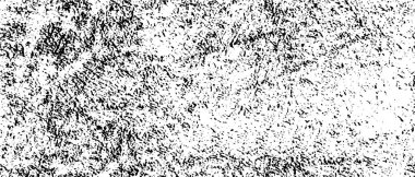 Grunge üst üste biniyor. Soyut siyah-beyaz vektör arkaplanı. Çatlak, leke ve noktalarda kirli desenli tek renkli klasik yüzey. Karanlık korku tarzında eski bir duvar.