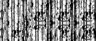 Grunge üst üste biniyor. Soyut siyah-beyaz vektör arkaplanı. Çatlak, leke ve noktalarda kirli desenli tek renkli klasik yüzey. Karanlık korku tarzında eski bir duvar.