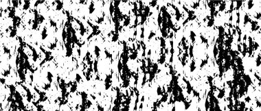 Grunge üst üste biniyor. Soyut siyah-beyaz vektör arkaplanı. Çatlak, leke ve noktalarda kirli desenli tek renkli klasik yüzey. Karanlık korku tarzında eski bir duvar.
