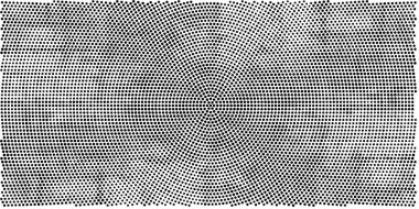 Noktalı soyut yarım ton radyal siyah beyaz arkaplan