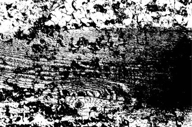 Grunge black and white pattern. Monochrome particles abstract texture. Background of cracks, scuffs, chips, stains, ink spots, lines. Dark design background surface. Gray printing element