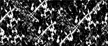 Grunge black and white pattern. Monochrome particles abstract texture. Background of cracks, scuffs, chips, stains, ink spots, lines. Dark design background surface. Gray printing element