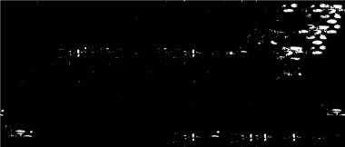 Grunge black and white pattern. Monochrome particles abstract texture. Background of cracks, scuffs, chips, stains, ink spots, lines. Dark design background surface. Gray printing element