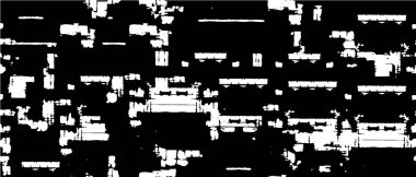 Grunge siyah beyaz desen. Monokrom soyut dokusu. Çatlakların, sürtünmelerin, çiplerin, lekelerin, mürekkep lekelerinin, çizgilerin geçmişi. Koyu tasarım arka plan yüzeyi