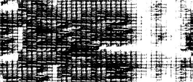 Grunge siyah beyaz desen. Monokrom soyut dokusu. Çatlakların, sürtünmelerin, çiplerin, lekelerin, mürekkep lekelerinin, çizgilerin geçmişi. Koyu tasarım arka plan yüzeyi