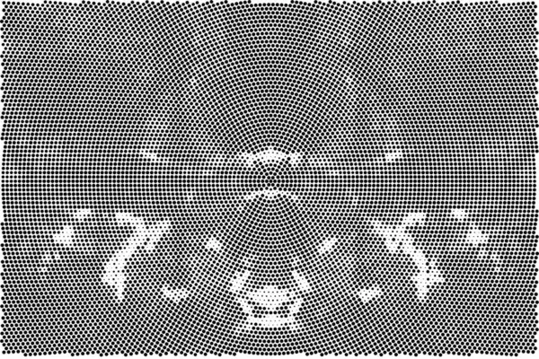 Abstrakt Monokrom Grunge Bakgrund Vektor Illustration — Stock vektor