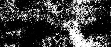 Grunge siyah beyaz desen. Monokrom soyut dokusu. Çatlakların, sürtünmelerin, çiplerin, lekelerin, mürekkep lekelerinin, çizgilerin geçmişi. Koyu tasarım arka plan yüzeyi