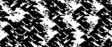 Grunge siyah beyaz desen. Monokrom soyut dokusu. Çatlakların, sürtünmelerin, çiplerin, lekelerin, mürekkep lekelerinin, çizgilerin geçmişi. Koyu tasarım arka plan yüzeyi