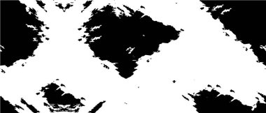 Grunge siyah beyaz desen. Monokrom soyut dokusu. Çatlakların, sürtünmelerin, çiplerin, lekelerin, mürekkep lekelerinin, çizgilerin geçmişi. Koyu tasarım arka plan yüzeyi