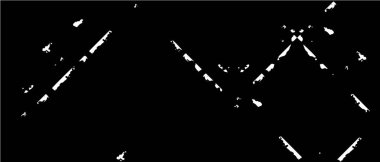 Çizgileri ve üçgenleri olan koyu yeşil vektör dokusu. Renkli çizgileri olan modern soyut çizimler. Reklamlar için satır deseni.