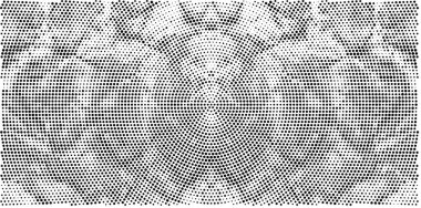 Yarım ton. Noktalar dizisi. Beyaz arka planda noktalı doku. Örtülü şablon. Doğrusal tasarım sıkıntısı. solgunluk tek renk noktaları. pop