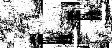 Siyah ve beyaz geometrik desen, soyut arkaplan, vektör