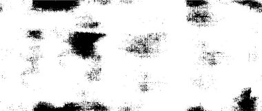 Grunge siyah beyaz desen. Monokrom soyut dokusu. Çatlakların, sürtünmelerin, çiplerin, lekelerin, mürekkep lekelerinin, çizgilerin geçmişi. Koyu tasarım arka plan yüzeyi