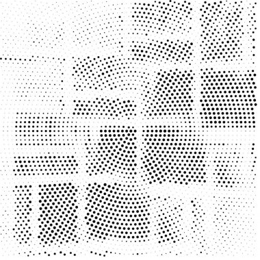 Noktalı yarı ton siyah beyaz arkaplan