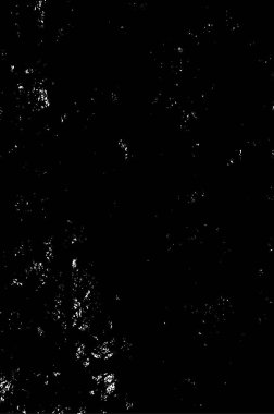 Grunge siyah ve beyaz soyut arka plan. Çizikler, çipler ve çatlaklarla eski bir yüzey. Toprak, leke, sürtünme için desen. Doku monokrom koyu