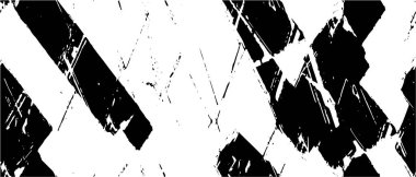 Grunge siyah ve beyaz soyut arka plan. Çizikler, çipler ve çatlaklarla eski bir yüzey. Toprak, leke, sürtünme için desen. Doku monokrom koyu