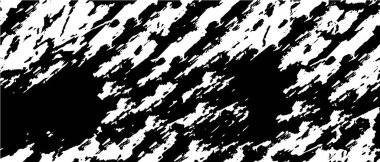 Siyah beyaz desenli, siyah benekli, çizik ve çizikli sıkıntılı bir arka plan. Soyut resimleme