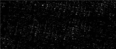 Grunge arka planı siyah beyaz vektör. Toz, kir ve lekelerin soyut dokusu