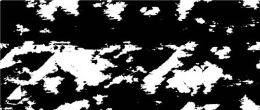 Grunge arka planı siyah beyaz vektör. Toz, kir ve lekelerin soyut dokusu