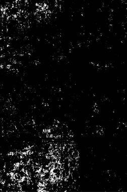 Grunge arka planı siyah beyaz vektör. Toz, kir ve lekelerin soyut dokusu