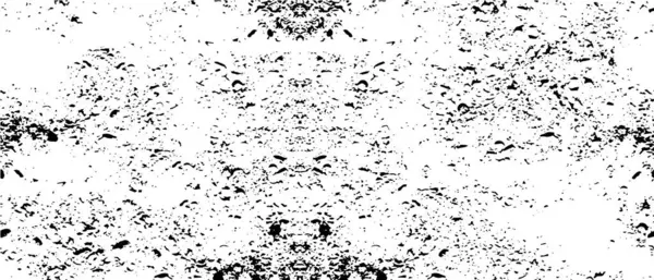 Monochromer Grunge Hintergrund Aus Flecken Rissen Linien — Stockvektor