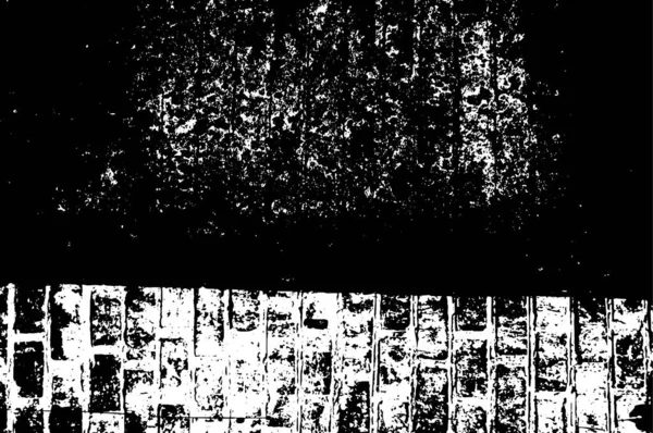Монохромный Гранж Фон Пятен Трещин Линий — стоковый вектор