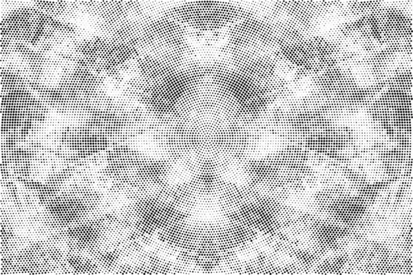 Grunge Hintergrund Schwarz Weiß Vektor Abstrakte Textur Aus Staub Schmutz — Stockvektor