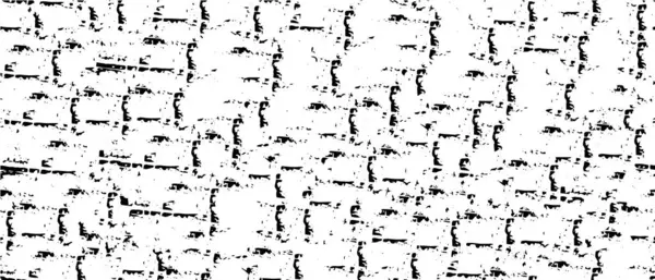 Grunge Zwart Wit Monochrome Vectorstructuur Het Patroon Van Inktvlekken Scheuren — Stockvector