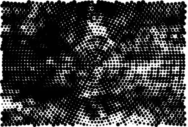 Grunge Černá Bílá Monochromatická Vektorová Struktura Vzor Inkoustových Skvrn Prasklin — Stockový vektor
