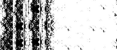 Grunge siyah ve beyaz vektör deseni soyut