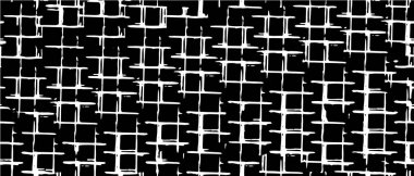 Grunge siyah ve beyaz vektör deseni soyut