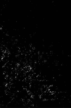 Siyah-beyaz grunge vektör arka planı. Leke ve çatlaklardan gelen tek renkli doku geniş ekran. Tasarım ve yazdırma için soyut ögeler