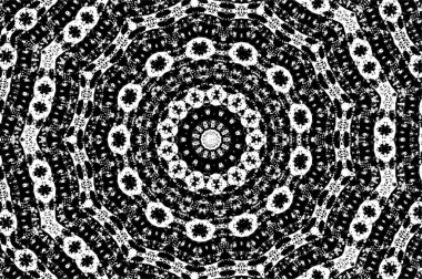 siyah ve beyaz soyut doku vektör çizimi   