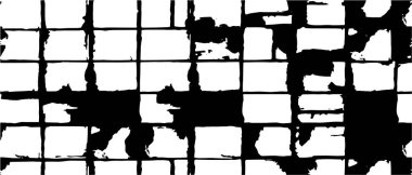 Siyah ve beyaz desen soyut baskı ve tasarım