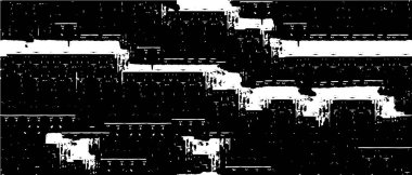 Siyah ve beyaz desen soyut baskı ve tasarım