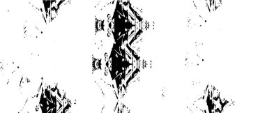 Soyut monokrom grunge arkaplanı. Siyah ve beyaz bağbozumu deseni