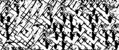 Siyah ve beyaz desen soyut baskı ve tasarım