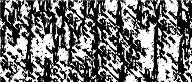 Siyah ve beyaz desen soyut baskı ve tasarım